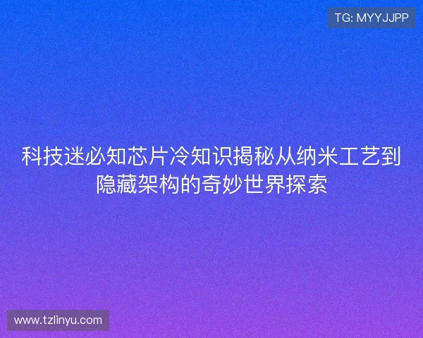 科技迷必知芯片冷知识揭秘从纳米工艺到隐藏架构的奇妙世界探索